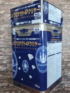 日本ペイント UVプロテクト4Fクリヤーの製品缶